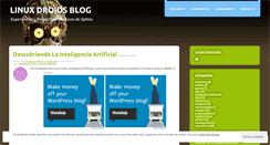 Desktop Screenshot of linuxdroids.com