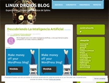Tablet Screenshot of linuxdroids.com